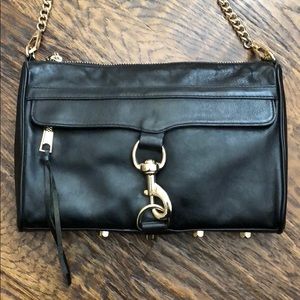 Black & Gold Rebecca Minkoff Crossbody Bag